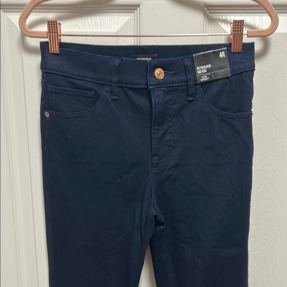 🔥 NWT 🚨 Express Mid Rise Skyscraper Jeans - Picture 3 of 6